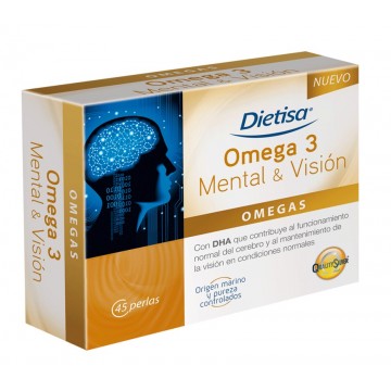 Omega 3 Mental Vision 45 perlas DIETISA