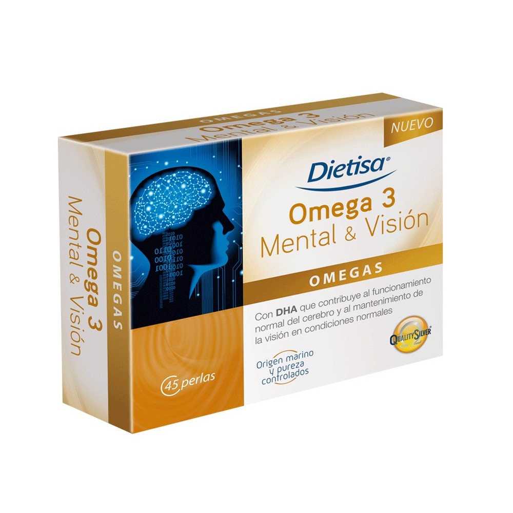 Omega 3 Mental Vision 45 perlas DIETISA
