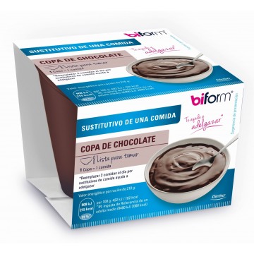 Copa sustitutiva chocolate  210 gr.BIFORM