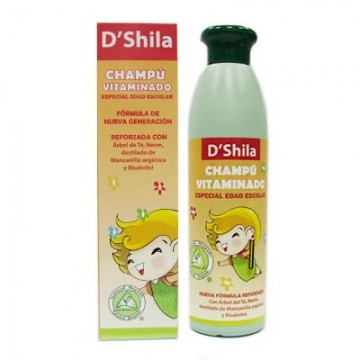 Champu escolar vitaminado 250 ml.  D'SHILA