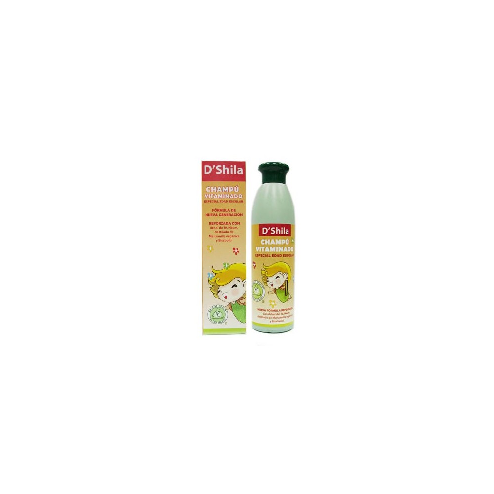 Champu escolar vitaminado 250 ml.  D'SHILA