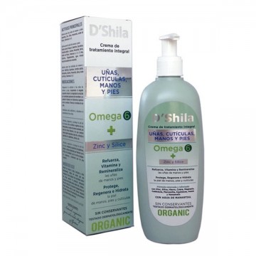 Crema cuticula, uñas, pies 250ml D'SHILA