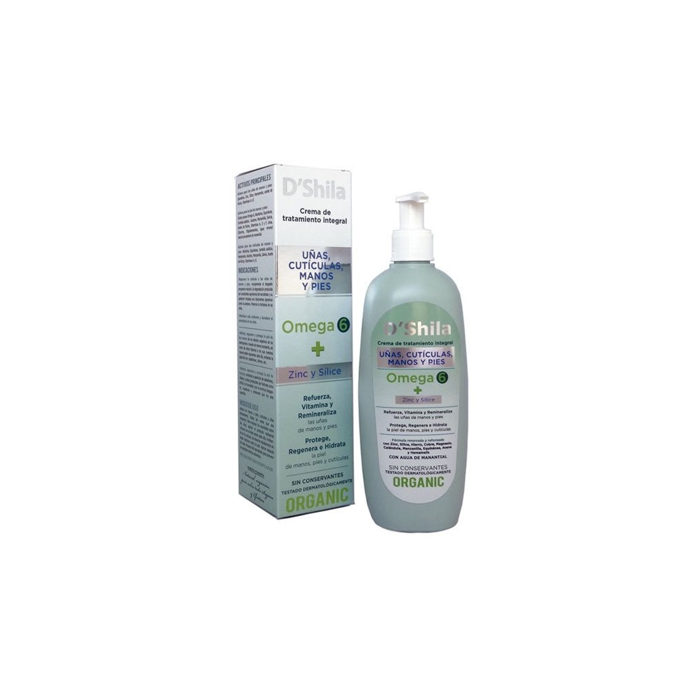 Crema cuticula, uñas, pies 250ml D'SHILA