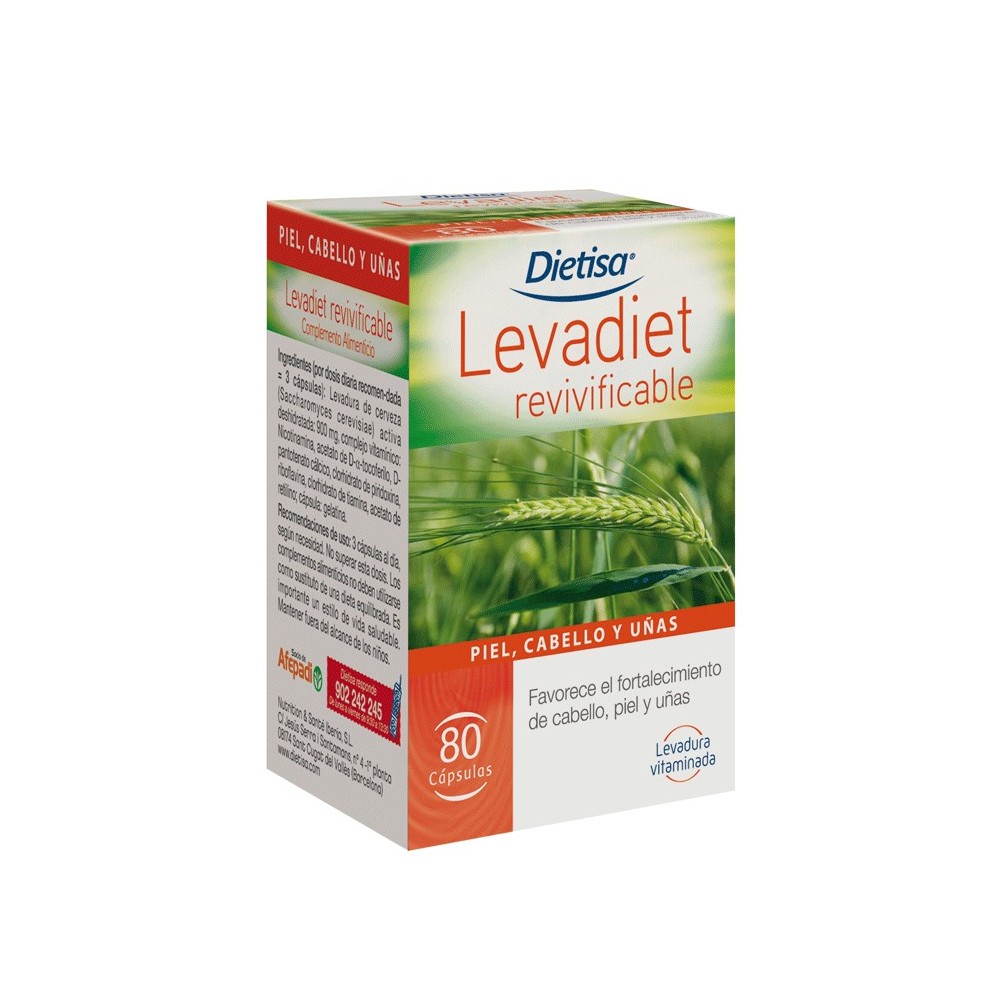 Levadiet  revivificable 80 cap. DIETISA