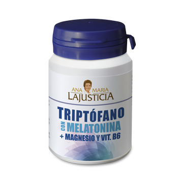 Triptofano+ melatonina 60 comp. LAJUSTICIA