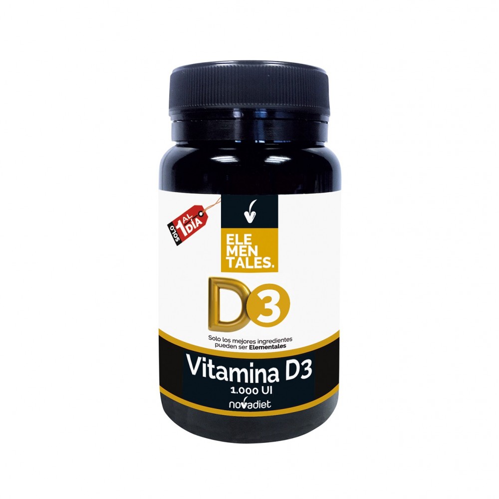 Vitamina D3 Elementales 120 comp. NOVADIET