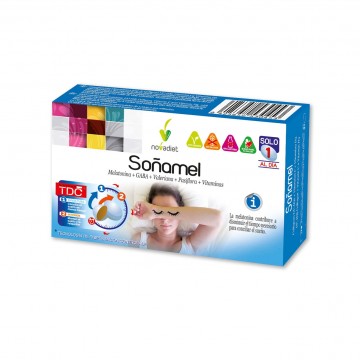 Soñamel 30 cap. con melatonina 18 gr. NOVADIET