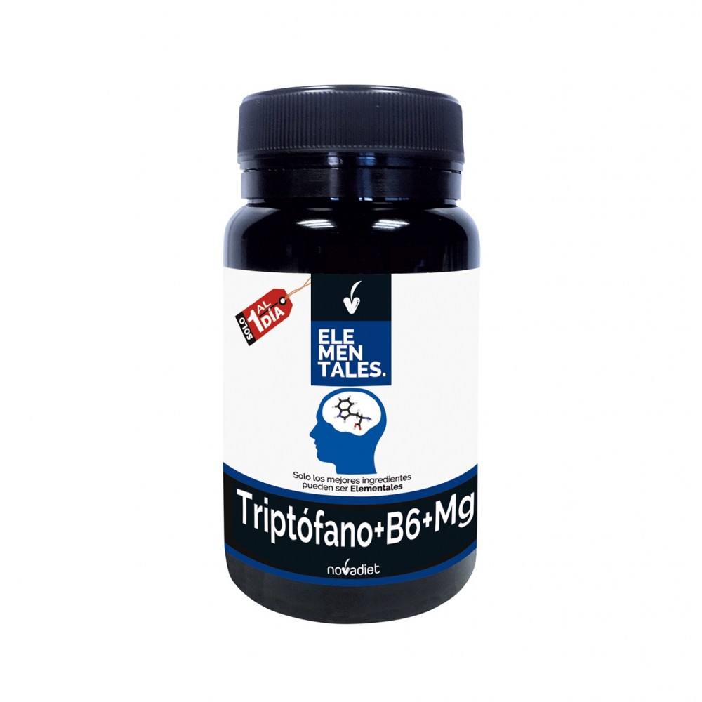 Triptofano+B6+mg Elementales 30 cap. NOVADIET