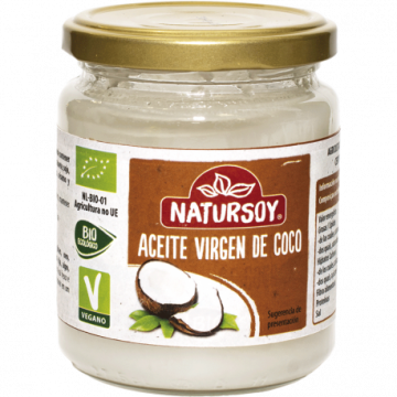 Aceite coco bio 200gr. Natursoy