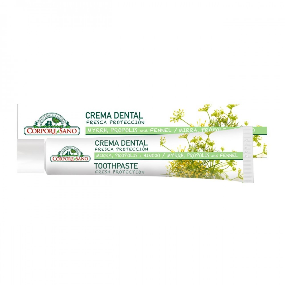 Dentifrico mirra, propolis, hinojo 75ml. Corpore Sano