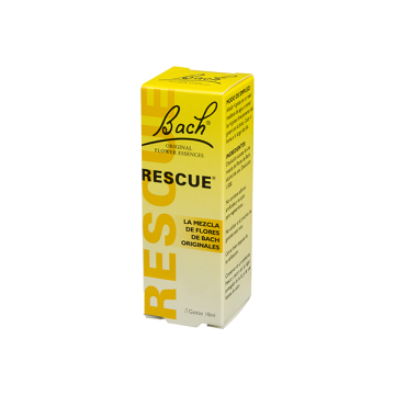 Rescue gotas 10ml. Bach caja