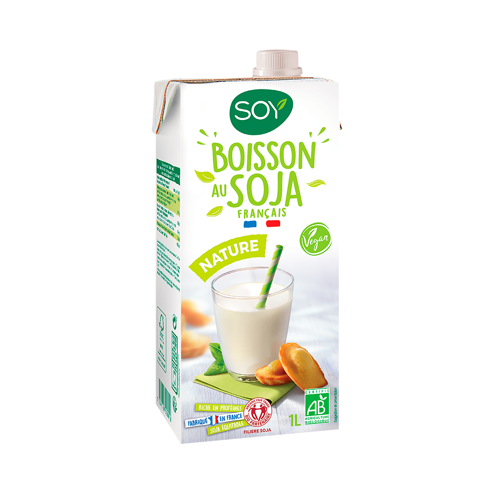 Bebida soja Eco 1 L. Caja de 12 unidades. Natursoy