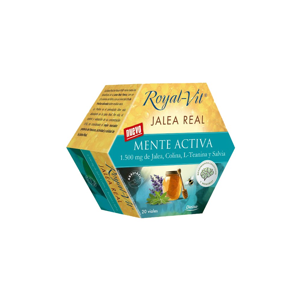 Jalea real Mente activa 20 viales. Royal Vit