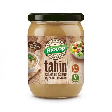 Tahin tostado Bio 500g.  BIOCOP .Pure de sesamo tostado