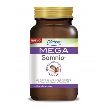 Mega Somnio Melatonina 60 cap. DIETISA