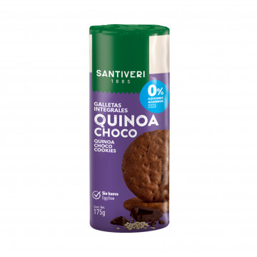 Galleta quinoa chocolate  175 gr.- Santiveri