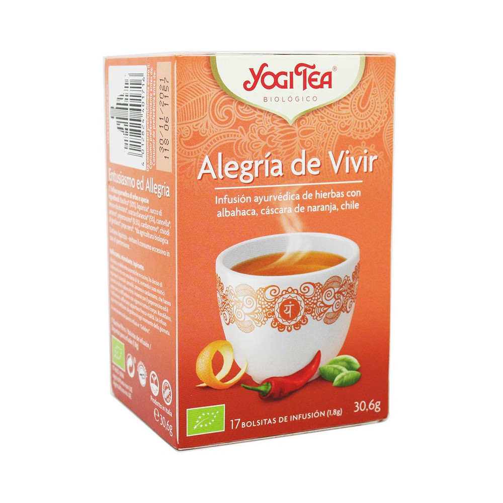 Yogi tea alegría de vivir 17 fil.-